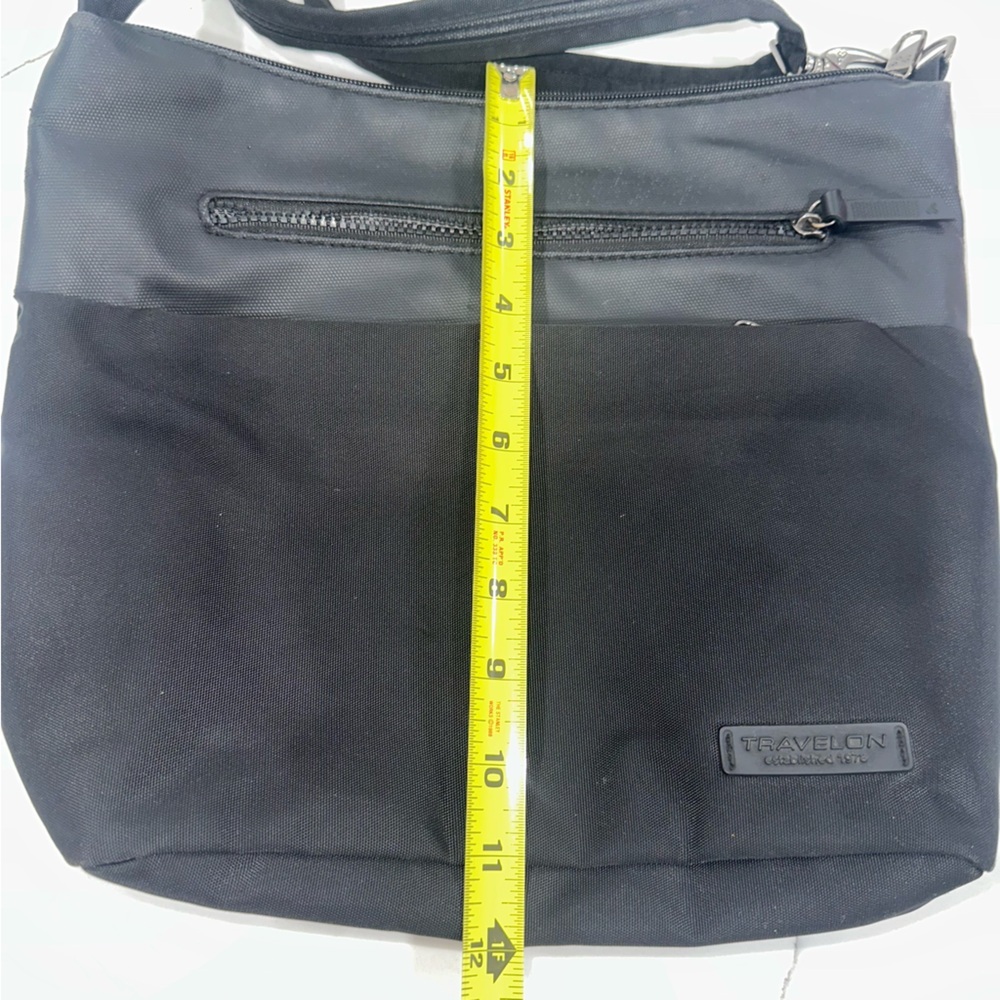 Travelon Anti-Theft Metro Crossbody Bag Black RFID 43414 - Picture 16 of 16